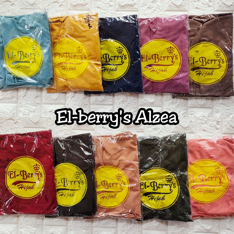 [Ori Elberrys] BERGO ALZEA••jilbab instan jersey••bergo instan jersey pet tali kepang