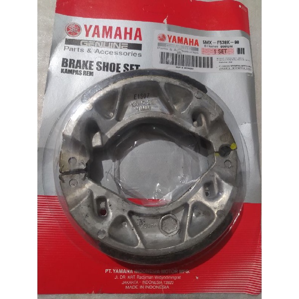 kampas rem belakang yamaha jupiter z 2006 -2010 z1 mio j soul gt , x ride, fino jupiter mx