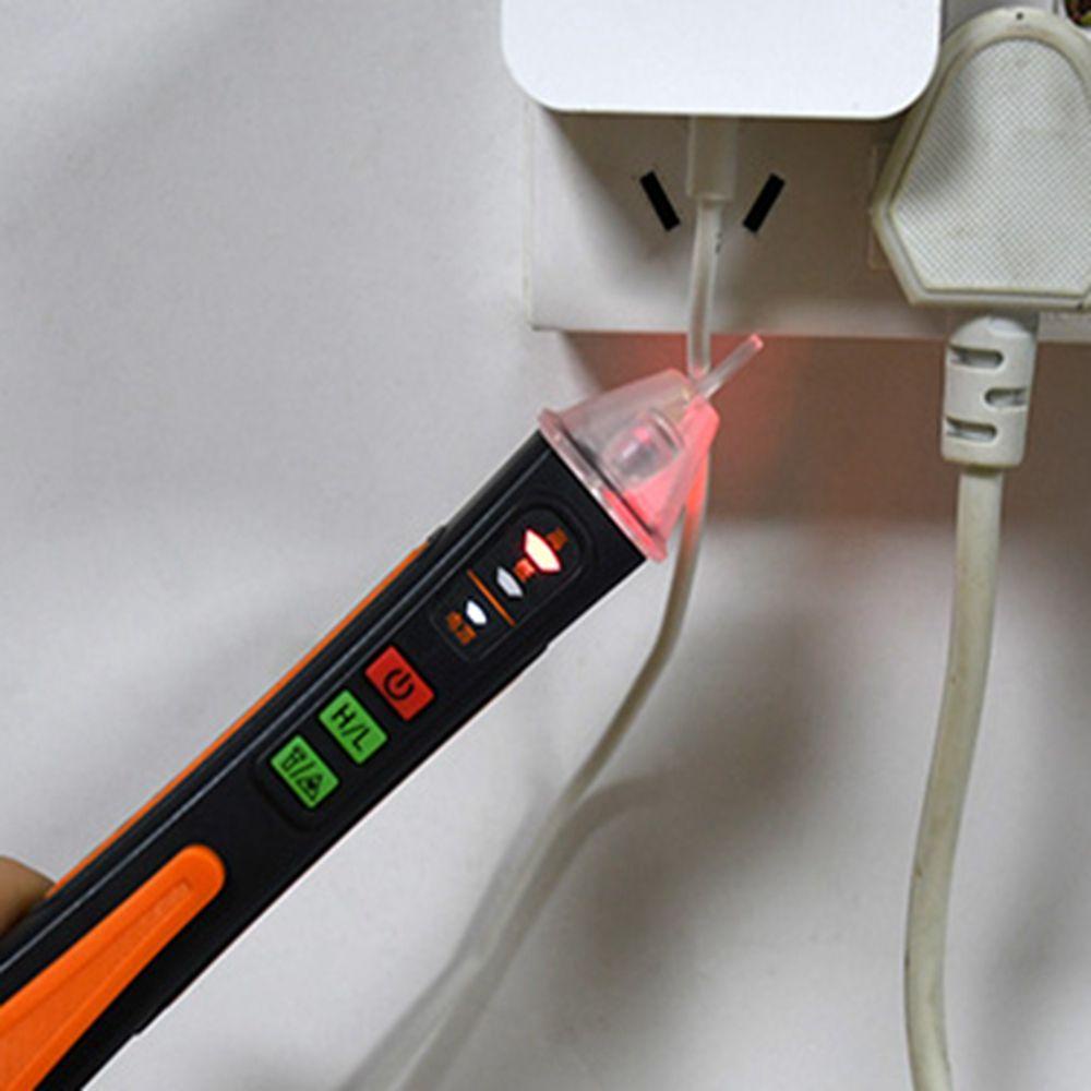 Lanfy Voltage Tester 48-1000V Dengan Senter Alat Dinding Indikator Listrik Sirkuit Sensor Elektrik Circuit Tester