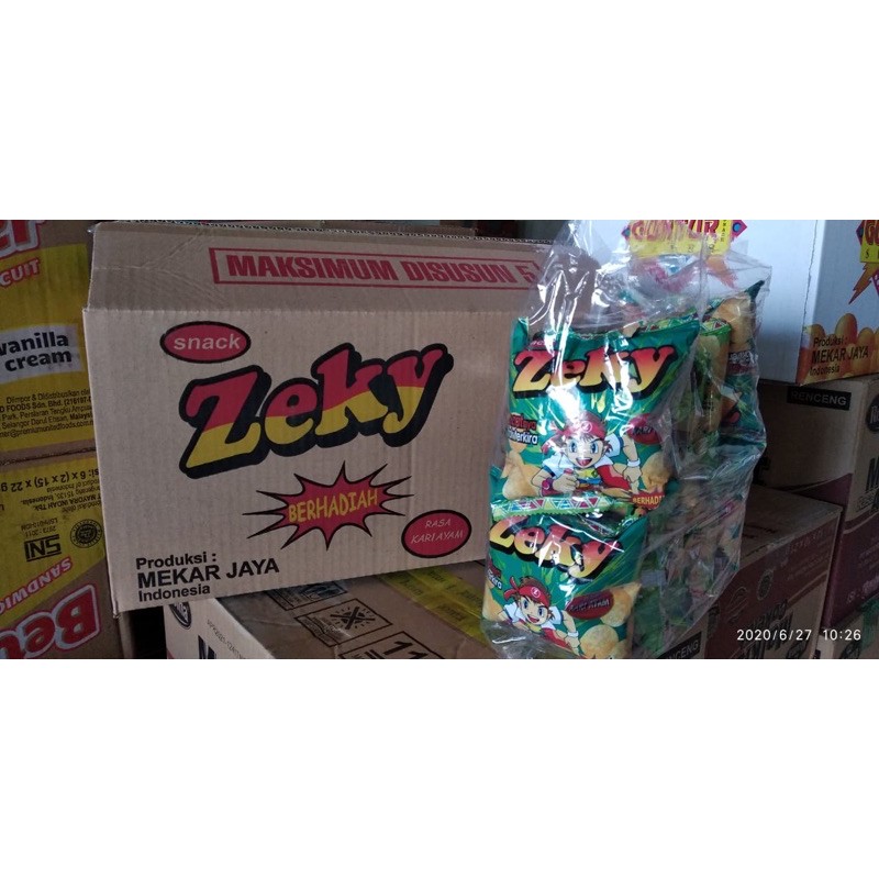 Zeky snack berhadiah / ciki hadiah / ciki zeky DUS