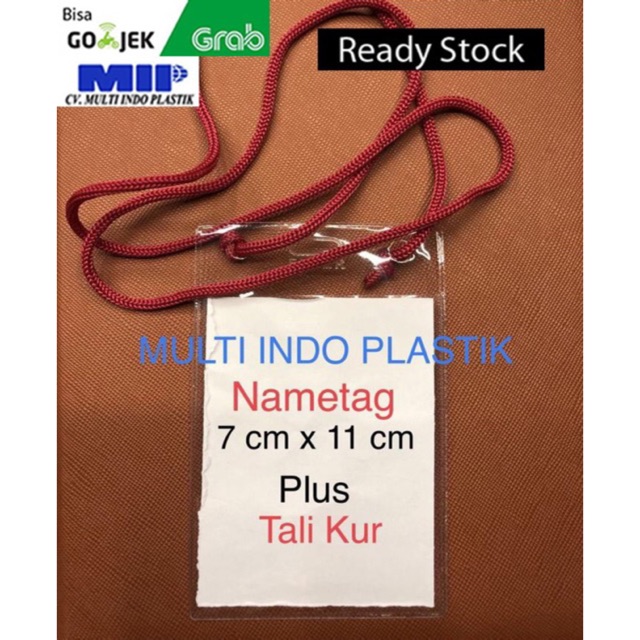 Set panitia/set nametag/perlengkapan id card/plastik id card/tali nametag/cover id card/tali kur