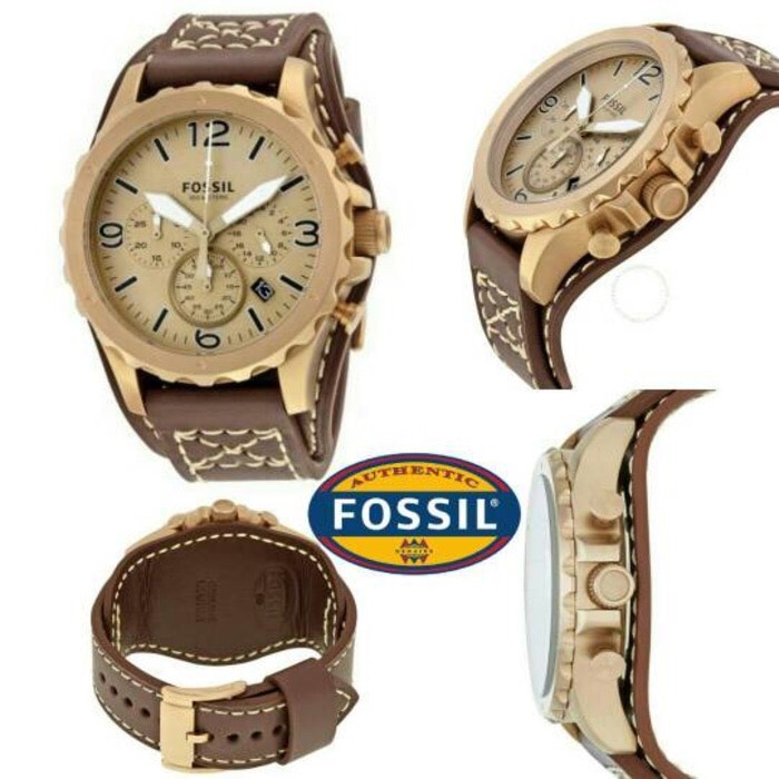 Jam Tangan Pria Merk Fossil Original JR 1495 / JR1495 Leather