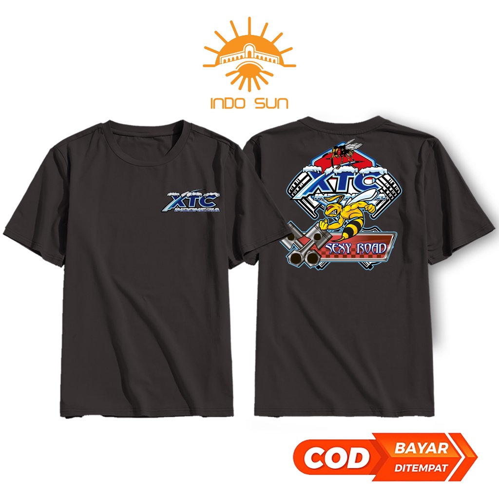 Kaos XTC Indonesia Original - Baju Kaos XTC Indonesia Simple Original Cotton Combed 30s - Kaos XTC T