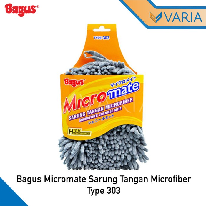 Bagus Micromate Sarung Tangan Microfiber Chenille Wash Mitt Type 303