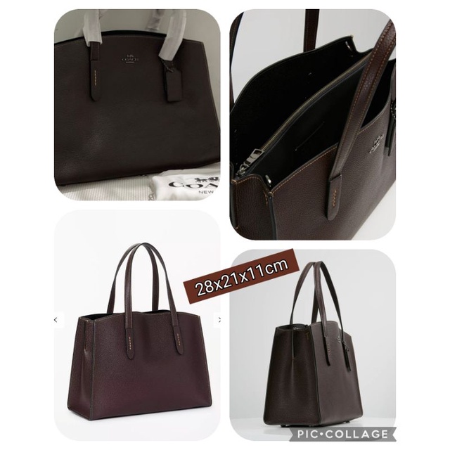 Tas Wanita Coach Carryall Oxblood