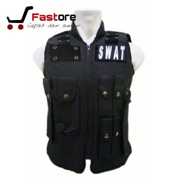 Rompi SWAT / Rompi Vest Sepeda Motor Tactical Army