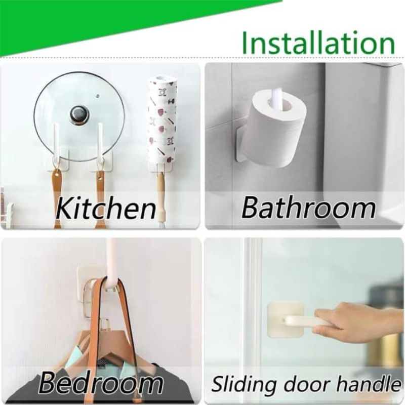 Holder Gantungan tissue holder serbaguna tanpa bor tanpa paku kuat dan kokoh