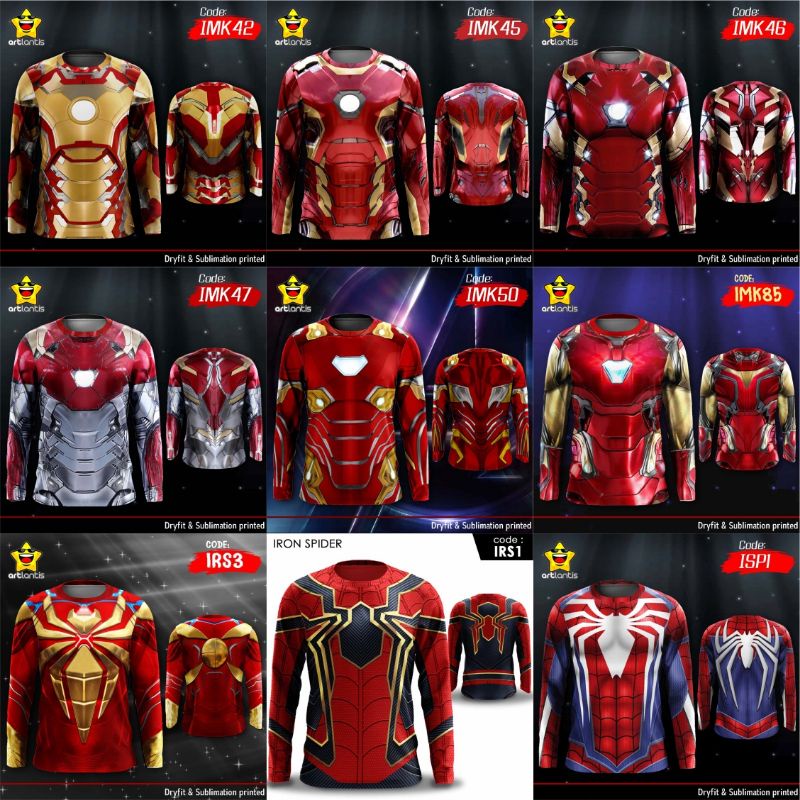 DISKON VIRAL KAOS SUPERHERO!!! CUMA 99K-110K