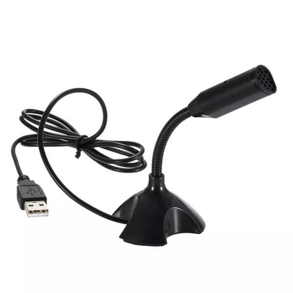 Microphone Mini USB Studio Speech Gaming Untuk PC Komputer Laptop