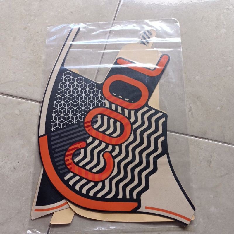 striping motor sticker motor scoopy fashion 2022 biru dongker blue