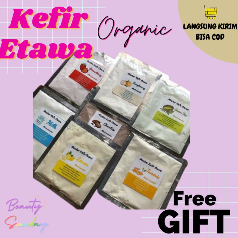(COD) MASKER WAJAH ORGANIK/MASKER WAJAH DAUN KELOR/LULUR WAJAH