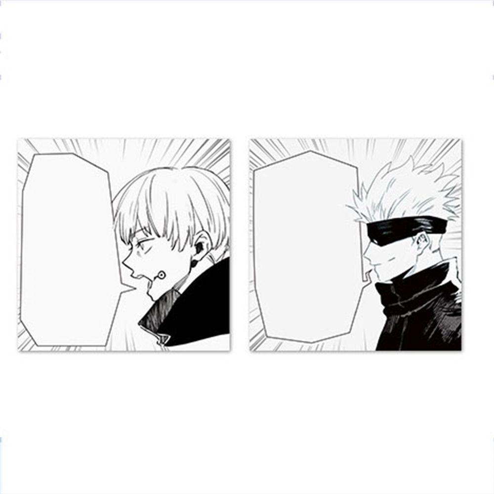 Agustina Jujutsu Kaisen Memo Pad Lucu Perlengkapan Sekolah Alat Tulis Sekolah Gojou Satoru Bantalan Tulisan Perlengkapan Siswa Anime Sticky Notes