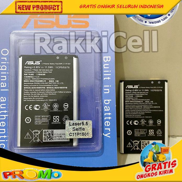 TERBARU ORIGINAL BATERAI ASUS ZENFONE SELFIE SELFI Z00UDH BOLEH RESELLER