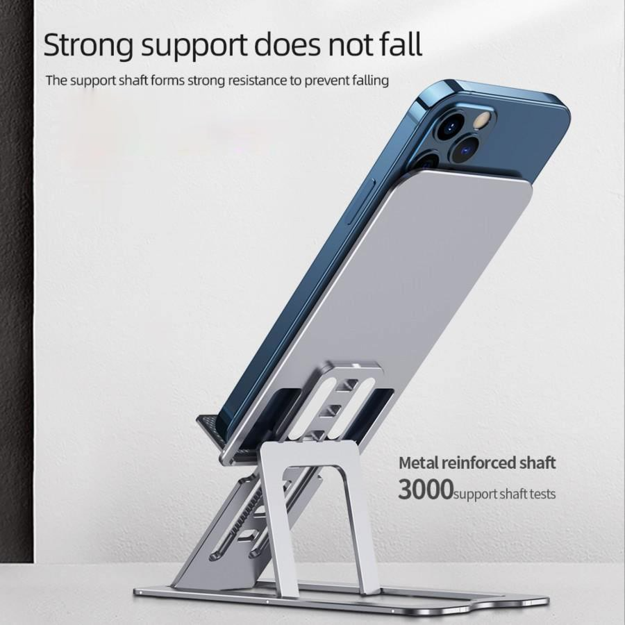MQ Stand Holder H2 Slender Slim Folding Metal Desktop Stand Phone tablet Holder