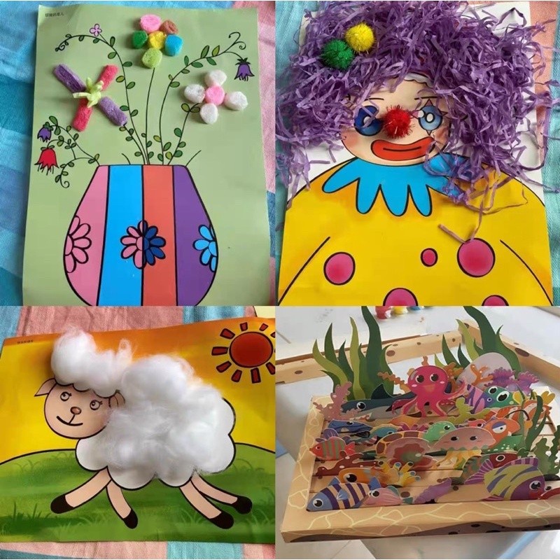 children art craft project set prakarya anak TK SD