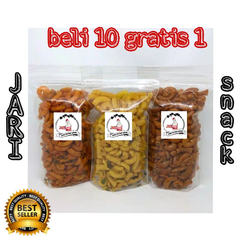 

[50gram] Makaroni / makroni pedas gurih / Camilan enak / Makaroni bantet krenyes