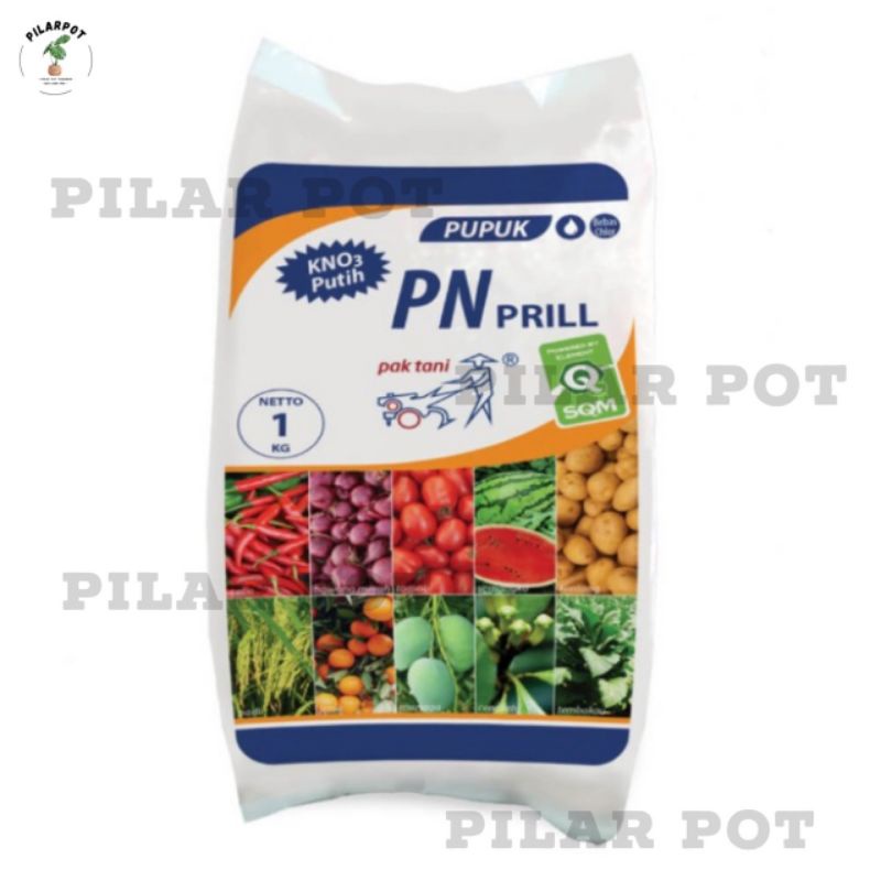 PUPUK KNO3 PUTIH PN PRILL PAK TANI 1 KG - KNO3 PUTIH PN PRILL