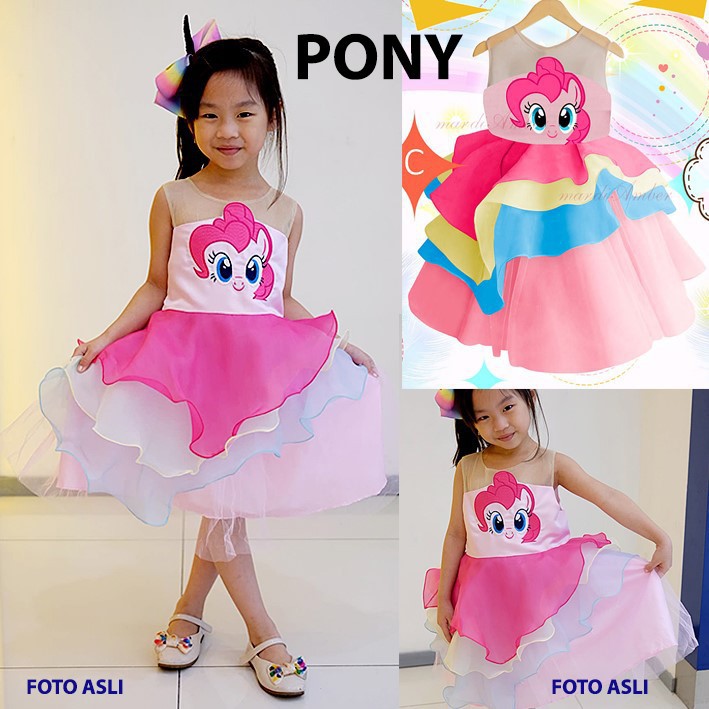 Dress Anak Perempuan Purple&amp;Pink