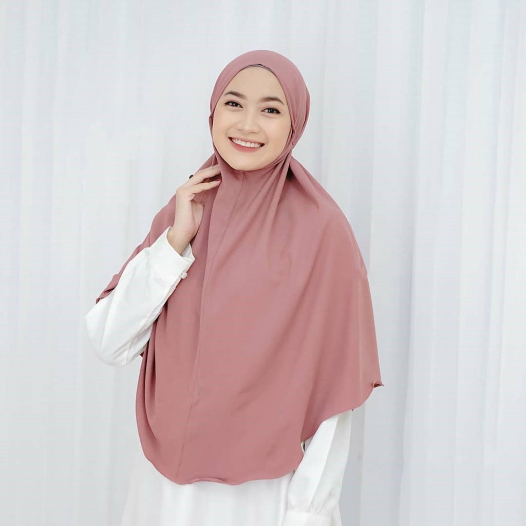 Jilbab Instan Khimar Bergo Jersi Malaysia Kerudung Jersey Malay