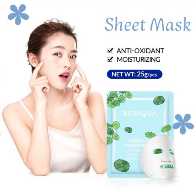 BIOAQUA SHEET MASK HYDRATING ESSENCE (☑️BPOM) - BRIGHTENING MOISTURIZING SKIN CARE MASKER WAJAH - FACE MASK BRIGHTENING - MOISTURIZER