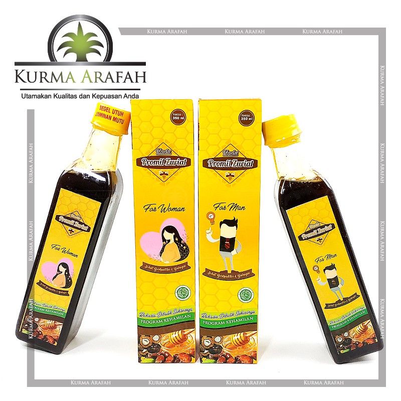 Madu Zuriat Mafaza Paket PRIA dan Wanita / Madu Promil Original