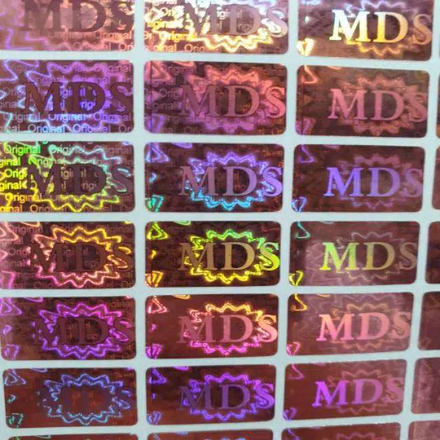 

Stiker hologram mds pink - stiker segel isi 120