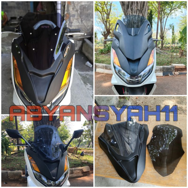 FRAME KEDOK WINDSHIELD BABY FORZA PCX160. TAMENG DEPAN PCX160