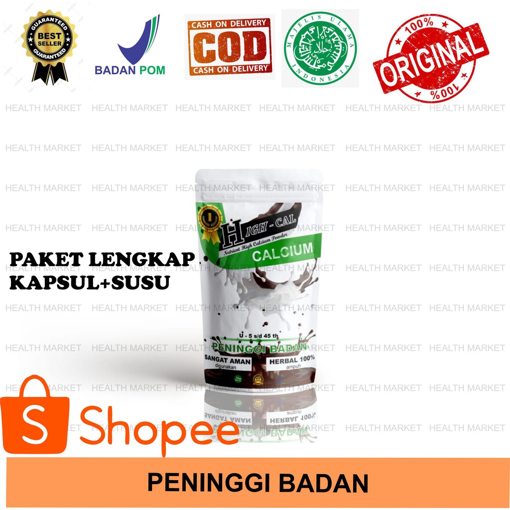 X High Calcium Original Peninggi Badan tercepat Ampuh / Suplemen Peninggi Badan