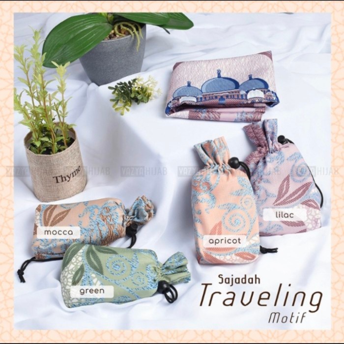 sajadah pouch travel cantik/sajadah sovenir