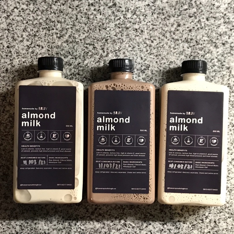

Almond Milk 500 ml | Susu Almond BRUV