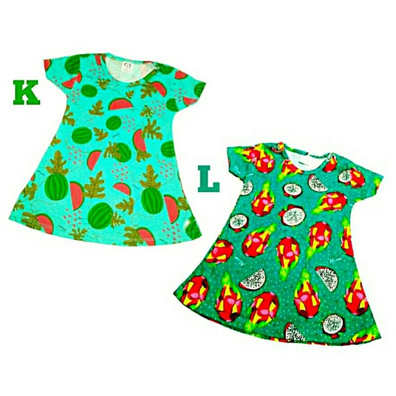 Baju daster lengan anak bayi perempuan sampai usia 1 tahun fashion anak murah kekinian baju santai-7