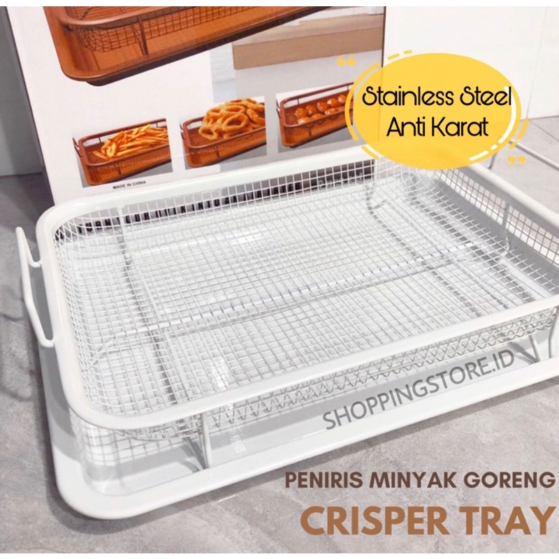 Cooper Crisper Tray Fika / Oven Tray / Peniris Minyak / Cooling Rack / Baking Tray