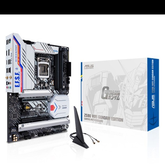 Mainboard Asus Z590 WiFi Gundam Edition - LGA1200 Asus Gundam Z590  WiFi Intel Gen11