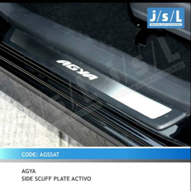 Sillplate samping mobil Agya/ Ayla activo jsl