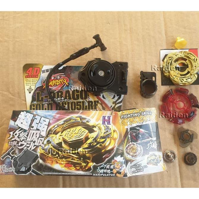 Cuci Gudang Awal Tahun beyblade gold l-drago destroy (kw) ldrago mainan gasing rakit jepang Cuci