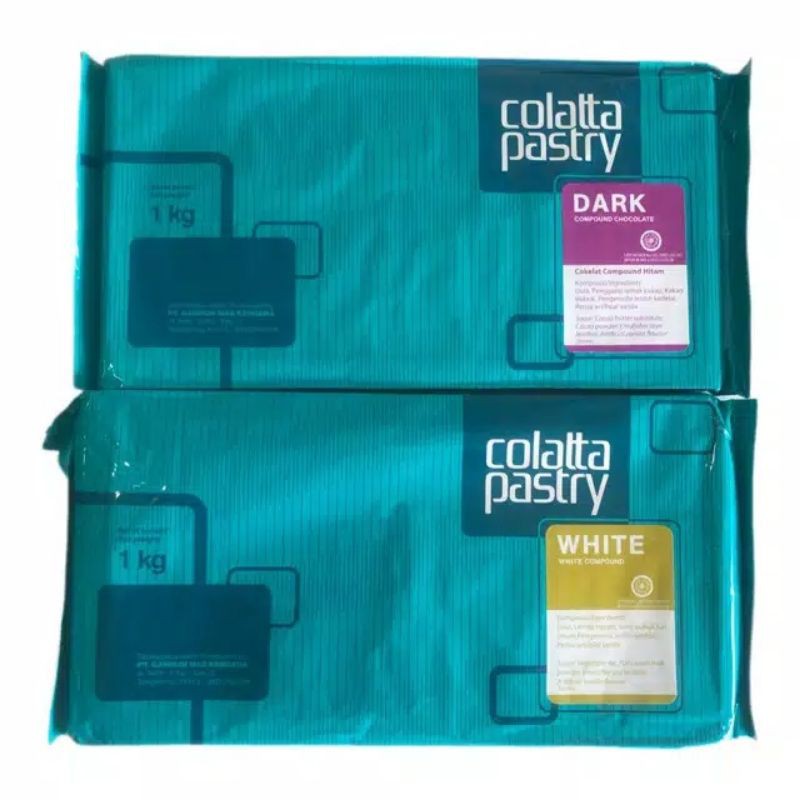 

COLATTA Pastry Dark dan White Compound Chocolate 1 kg