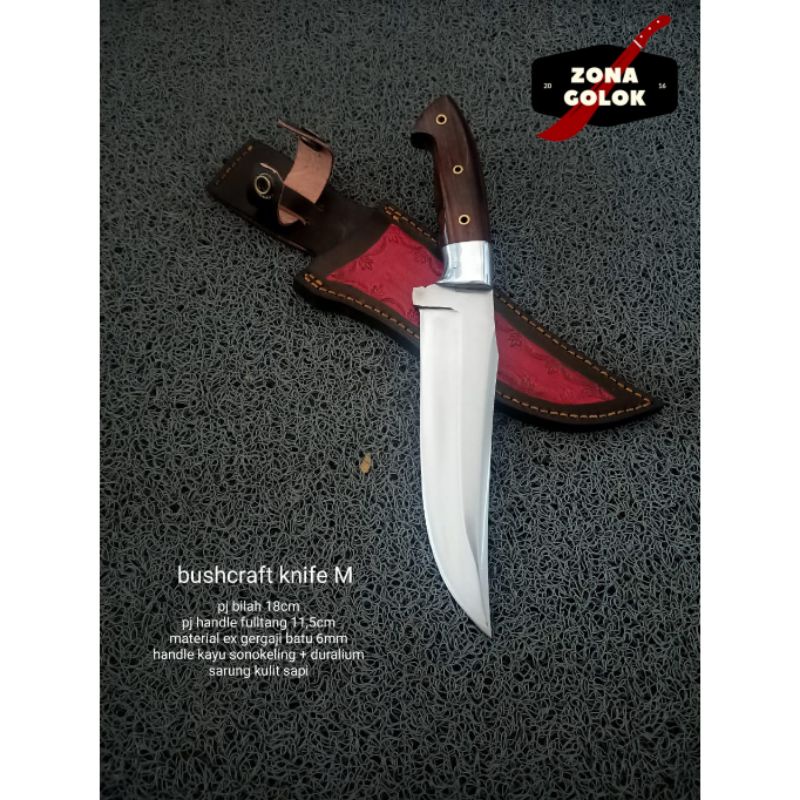 Pisau Bushcraft Fulltang HSS