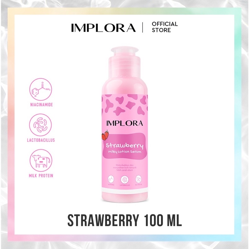 Implora Milky Body Lotion Serum 60ml/ 100ml