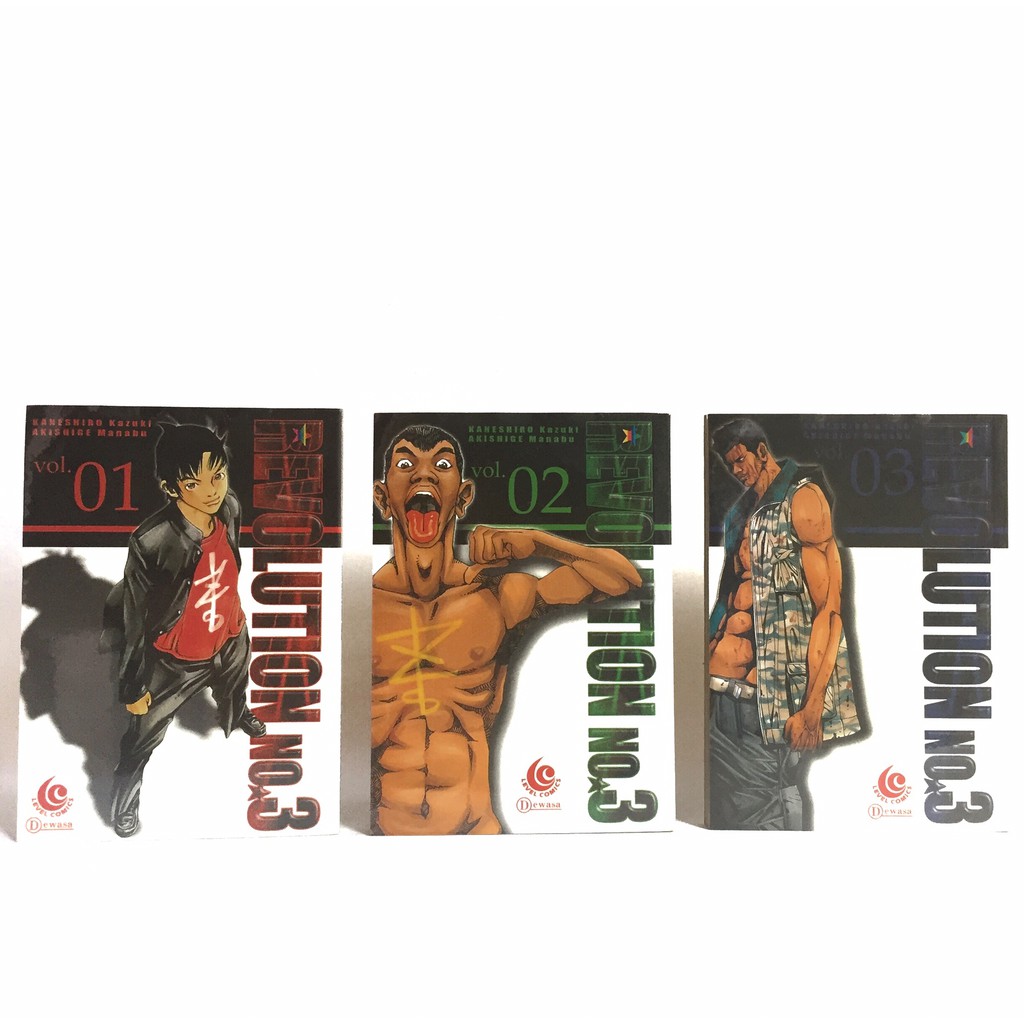 Buku Komik Revolution No 3 - Kaneshiro Kazuki & Akishige Manabu Set Bekas Second
