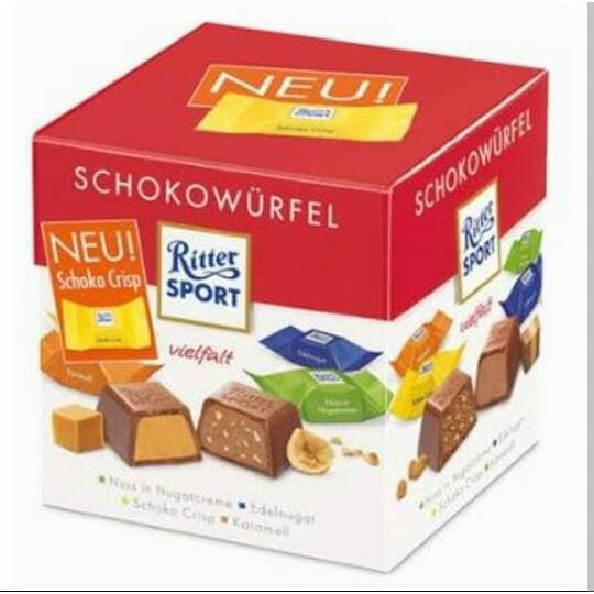 

Ritter Sport Schokowurfel Vielfalt promo