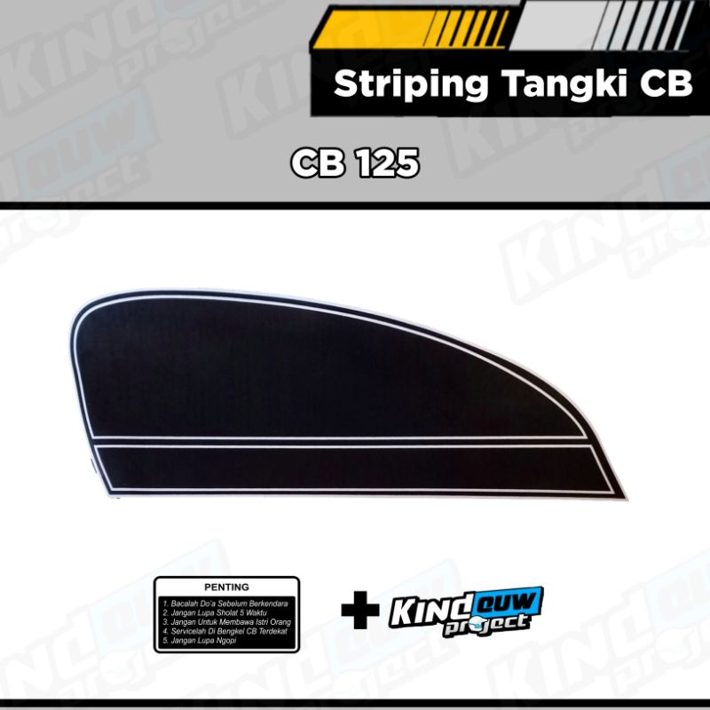 STRIPING CB 125 STRIPING CB SIMPLE STICKER TANGKI CB 125