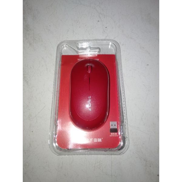 SKU-1249 MOUSE WIRELESS TWOLF Q18 TERMASUK BATERAI T-WOLF