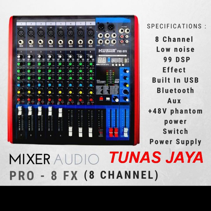 Mixer Audio Hardwell Pro 8 FX