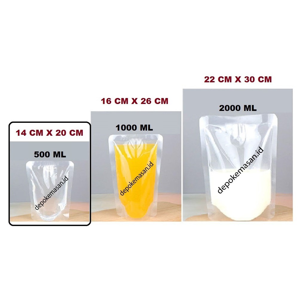 Standing Pouch Nylon 500ml 14x20