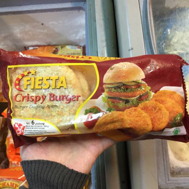 

fiesta crispy burger chicken 6s