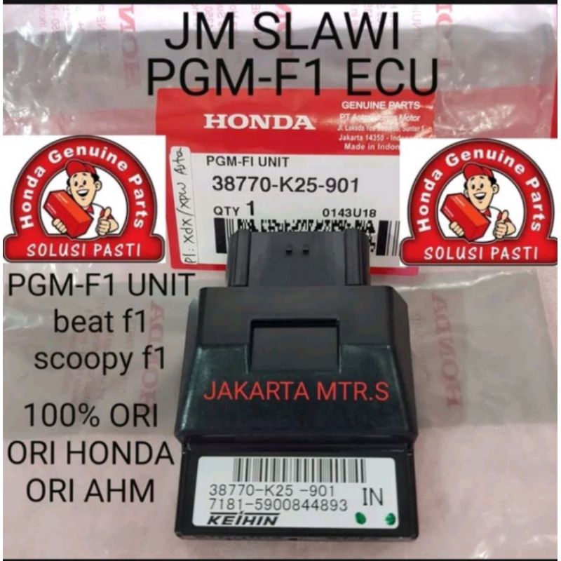 38770 K25 901 ecu atau pgm fi unit beat fi injeksi asli honda