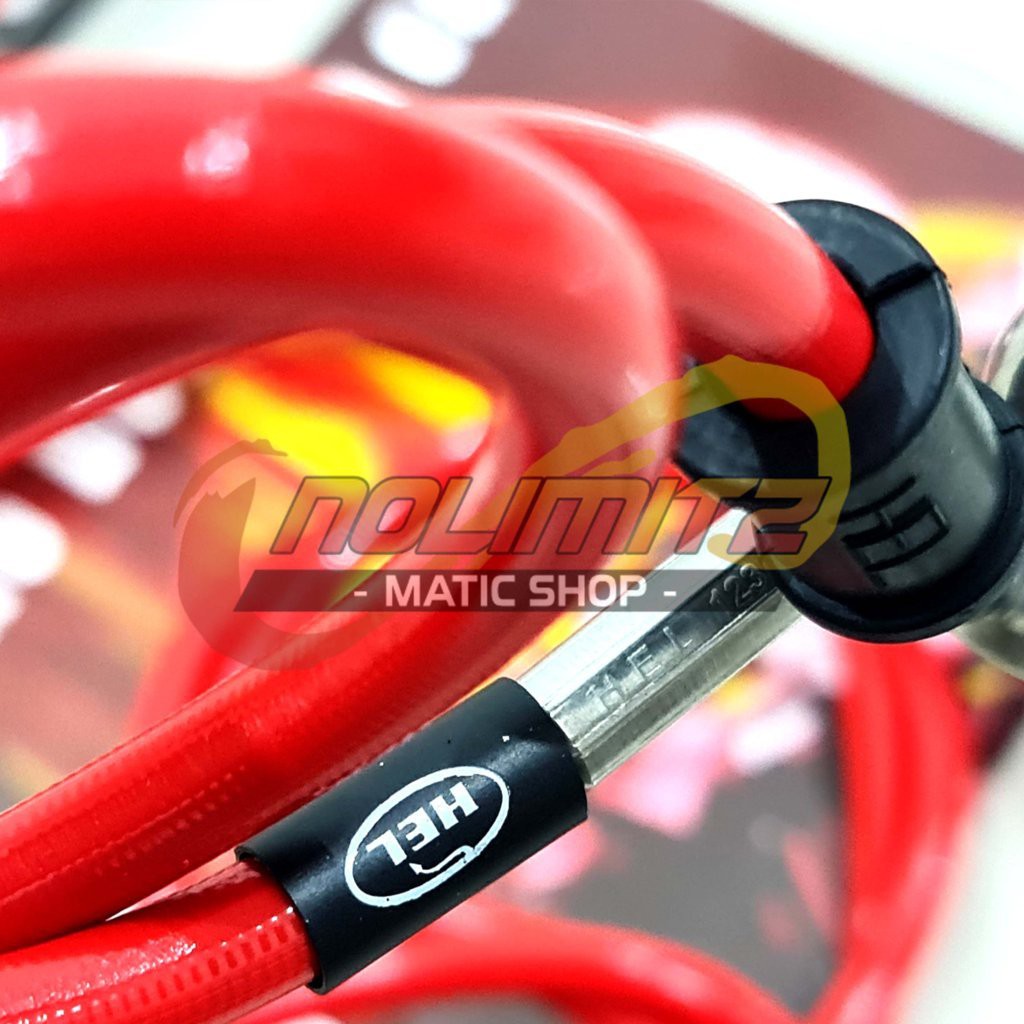 Selang Rem Brake Line Racing HEL Infinit Merah ABS ADV PCX 150 Vario PCX 160
