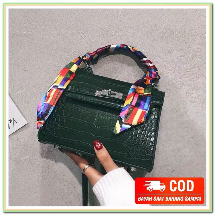 Tas Pesta Cod Wanita Terbaru 2021 Lilac K-Pop Cod T6G8 Elegan Mai CL606 Handbag  Tas Batam Tr