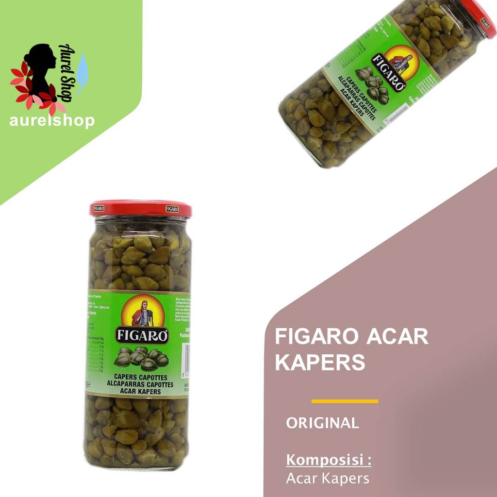 

FIGARO Acar Capers kemasan 500 gram