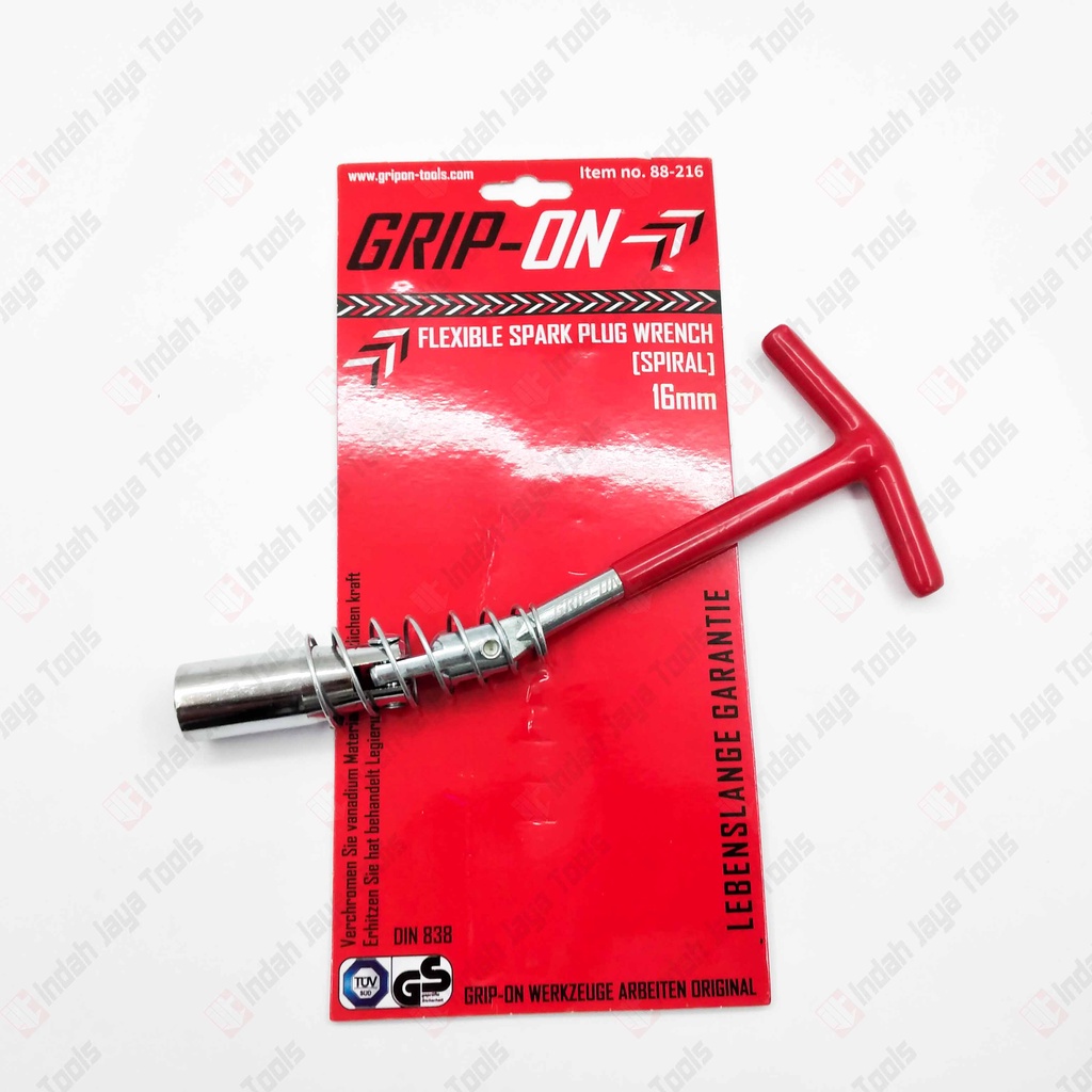 GRIP ON 88-516 Kunci Busi Motor Flexible 16 mm - Flexibel Spark Plug-1